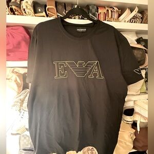 T-shirt black Armani